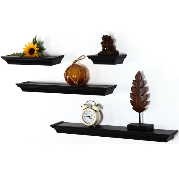 AdecoTrading 4 Piece Floating Wall Shelf Set & Reviews Wayfair